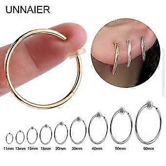 Aroncent Orecchini A Clip Per Orecchio - Falso Piercing In Acciaio Inox - Senza Foratura - Unisex