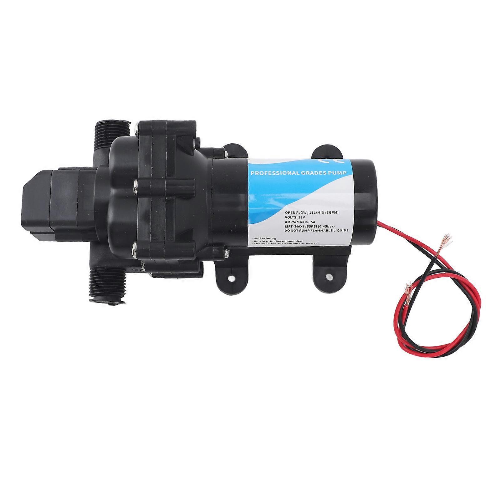 12V DC Self Priming Water Transfer Pump 916g Plastic Diaphragm