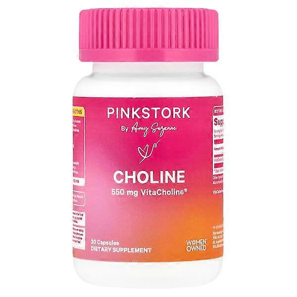 Pink Stork, Choline, 550 mg, 30 Capsules