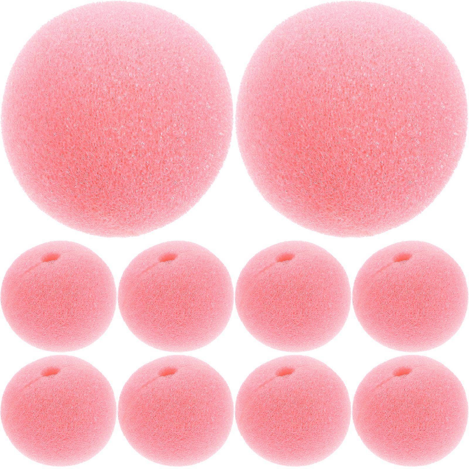 20pcsサーカスピエロの鼻スポンジピエロの鼻カーニバルパーティーピエロのコスプレ小道具