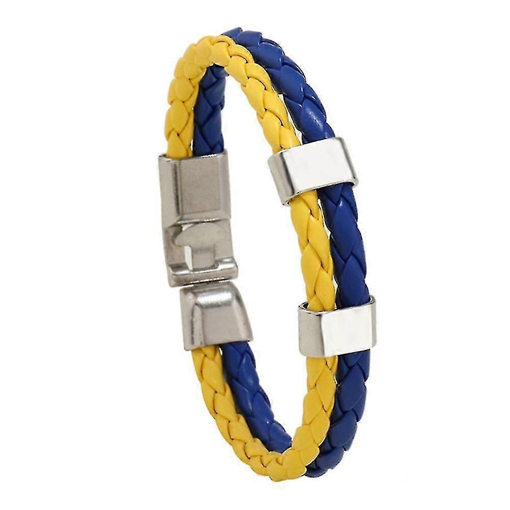 Ukrainian Flag Color Bracelet, Length 22cm, Width 1cm