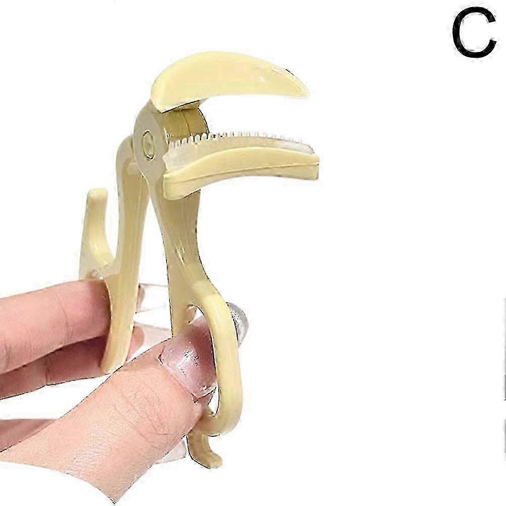 Wide-Angle Partial Eyelash Curler Portable One-Clip Curling Comb Tooth Lashes