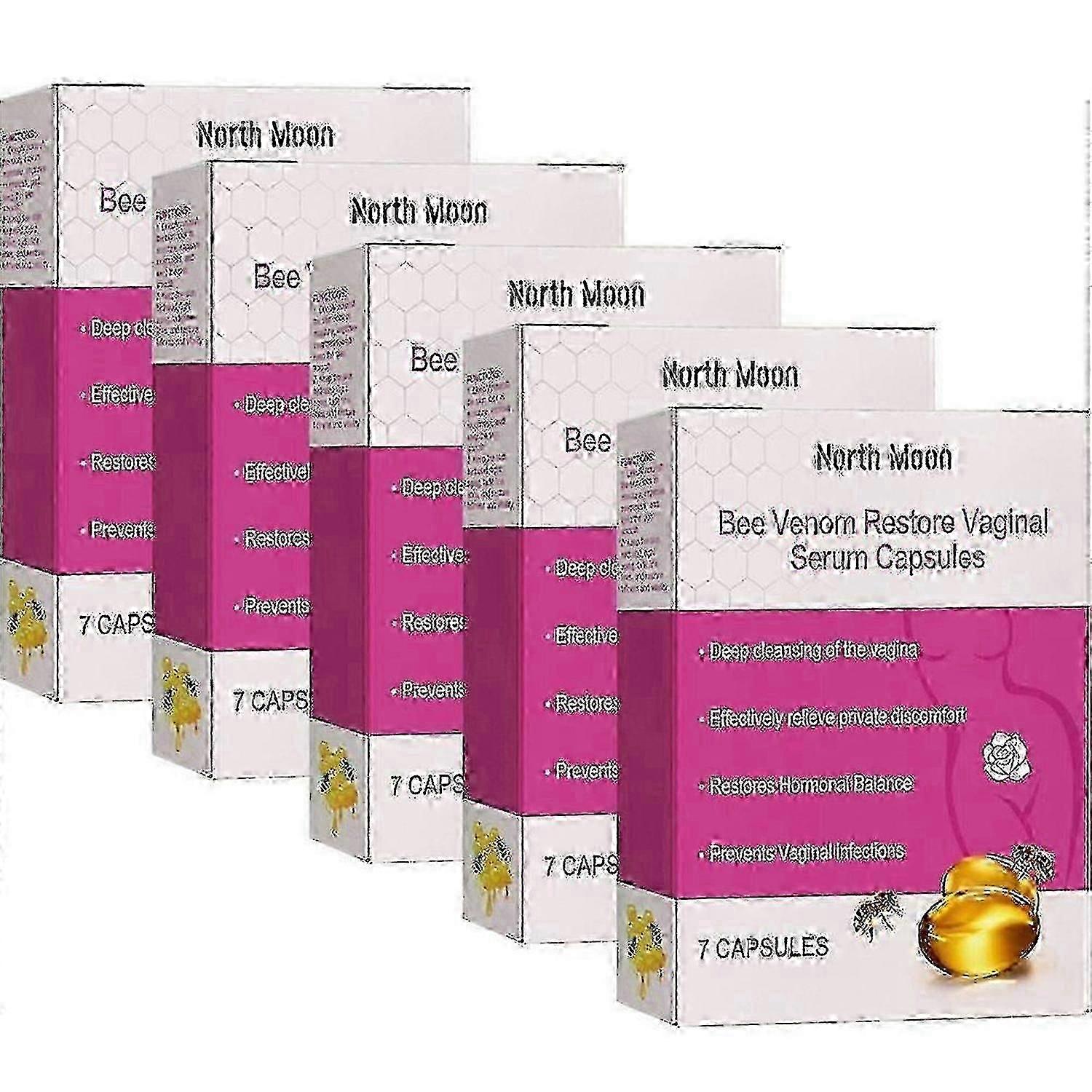 كبسولات العناية بالمهبل للنساء ، كبسولات مهبلية طبيعية لسم النحل ، منتجات التخلص من السموم الفورية المضادة للحكة