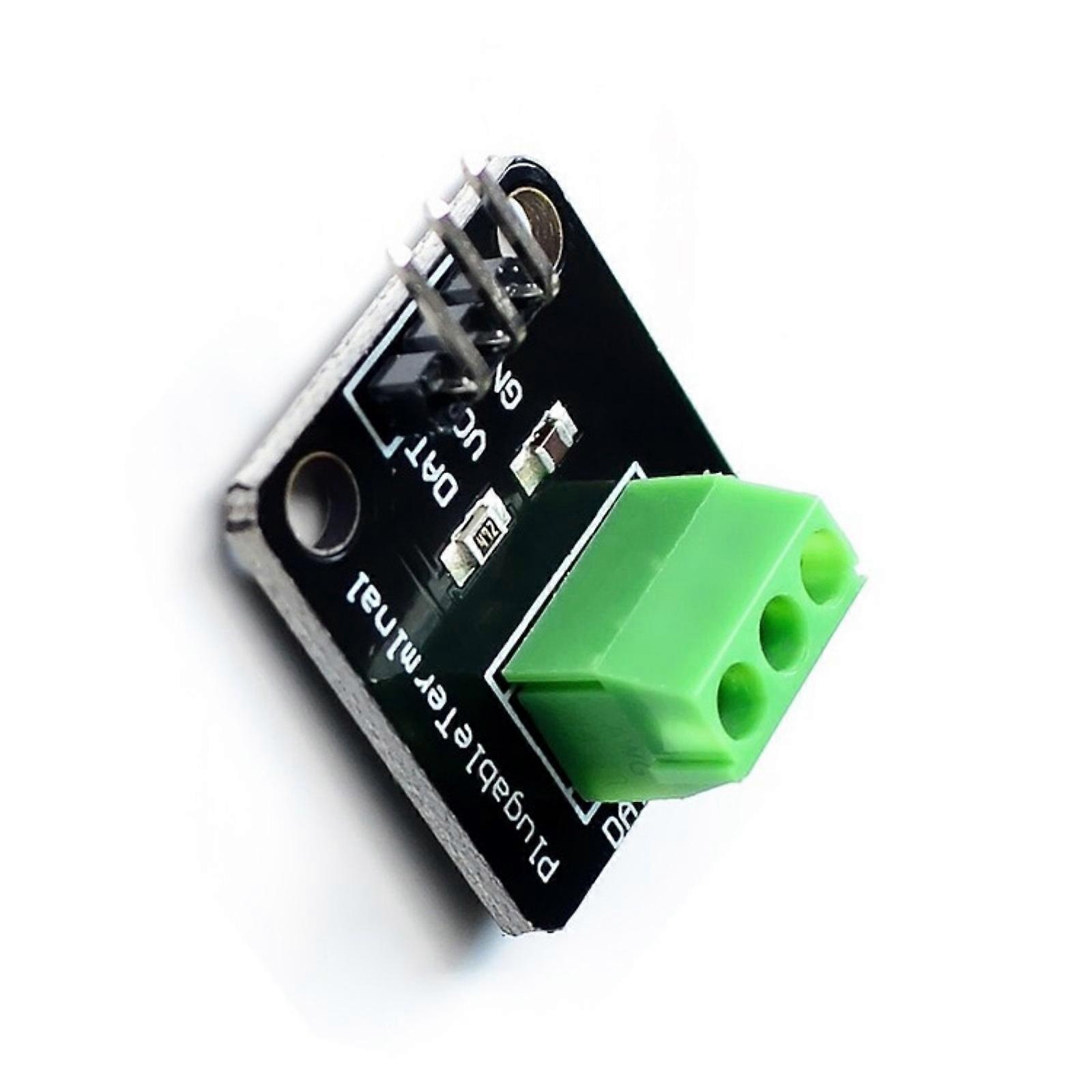 DS18B20 Digital Temperature Sensorings Module For With Builts In Pull Up Resistors And Wide Voltages Ranges 3V To 5.5V Multicolor