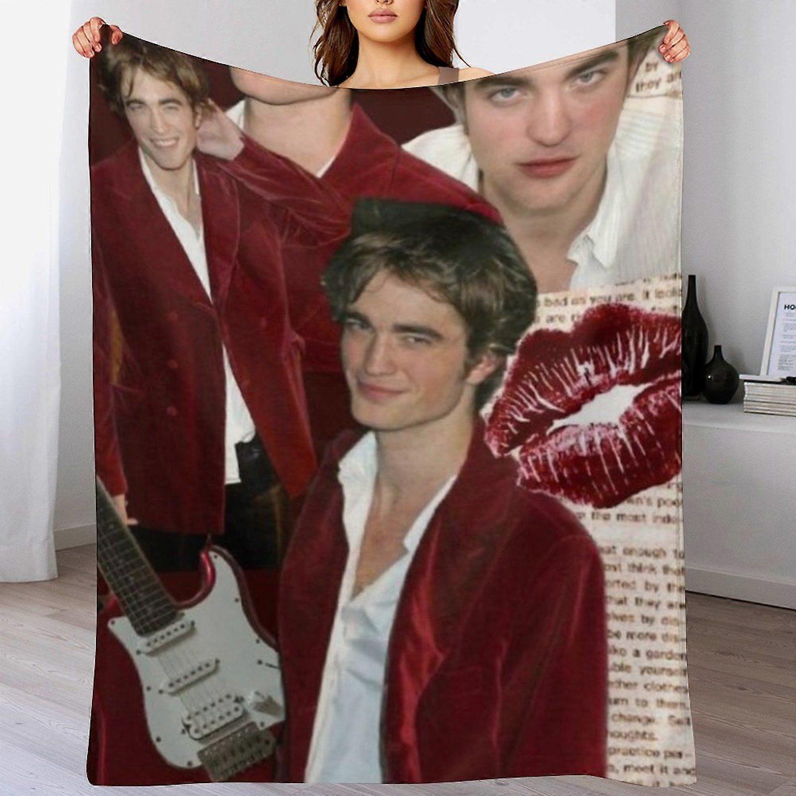 Edward cullen Warm Hypoallergenic Blanket for Camping Teens Office Winter Use Plush Foldable Durable Design