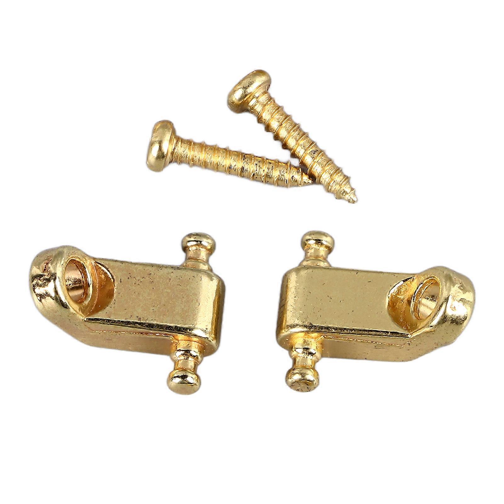 Gitarr Sträng Hållare Roller Träd Guide Hållare Metall Elgitarr Sträng Guide Hållare Ersättning Guld