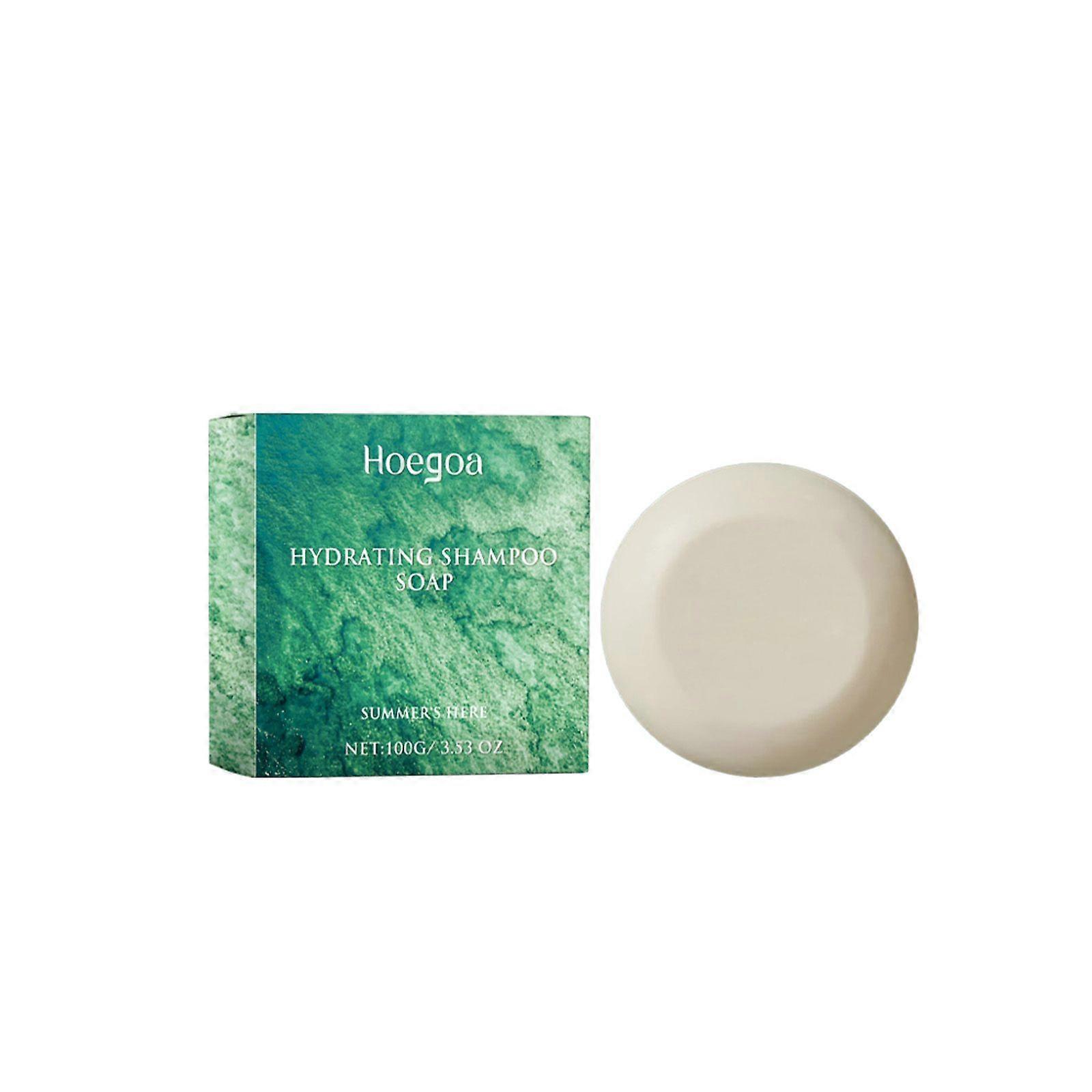 Hoegoa Moisturizing Milk Shampoo Soap Mild Refreshing Oil Control Clean Soft Glossy Hair Nourishing Shampoo Soap