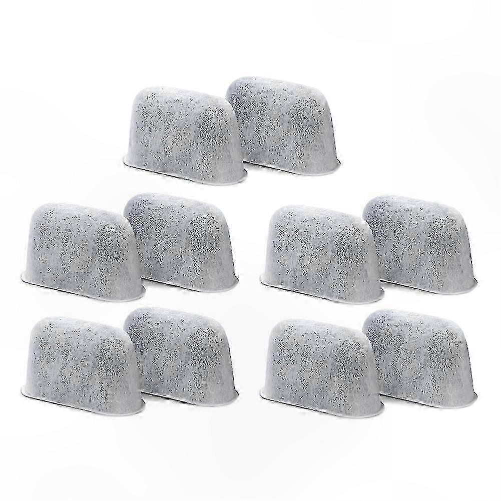 10-Pack Activated Carbon Water Filters for Espresso Coffee Machines