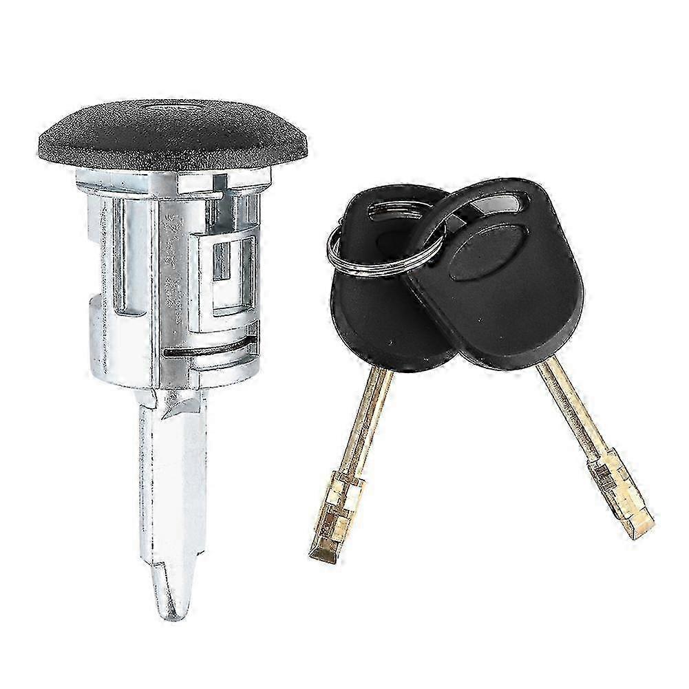Car Front Right Door Lock Barrel with 2 Keys Fit for Ford Transit MK6 2000&#8209;2016