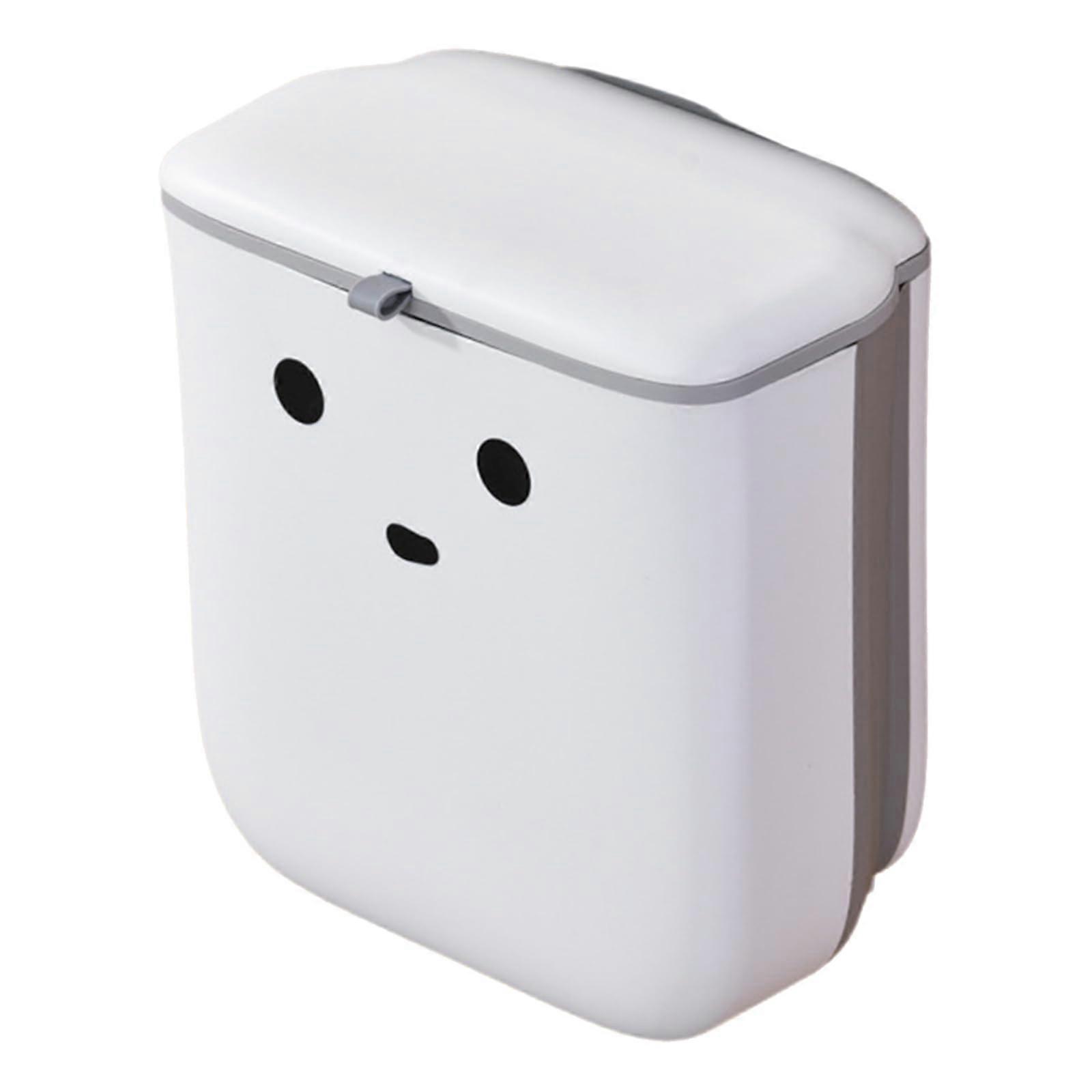 Hanging Trash Can Kitchen Large Capacity Wall Mounted Recycling Garbage Basket Bathroom Bin