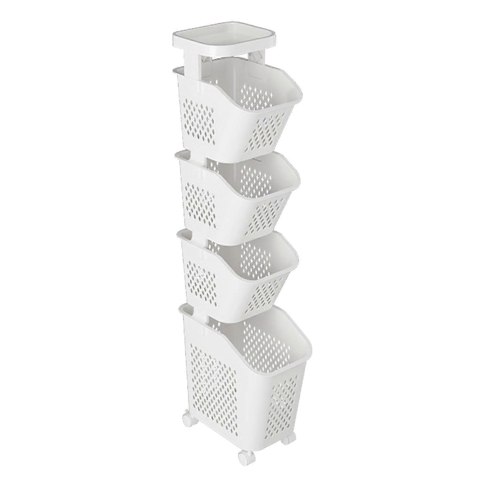 Laundry Tower Portable Stackable Basket System Vertical Sorter 360 Degree Organization Bin For Beddings And Towels