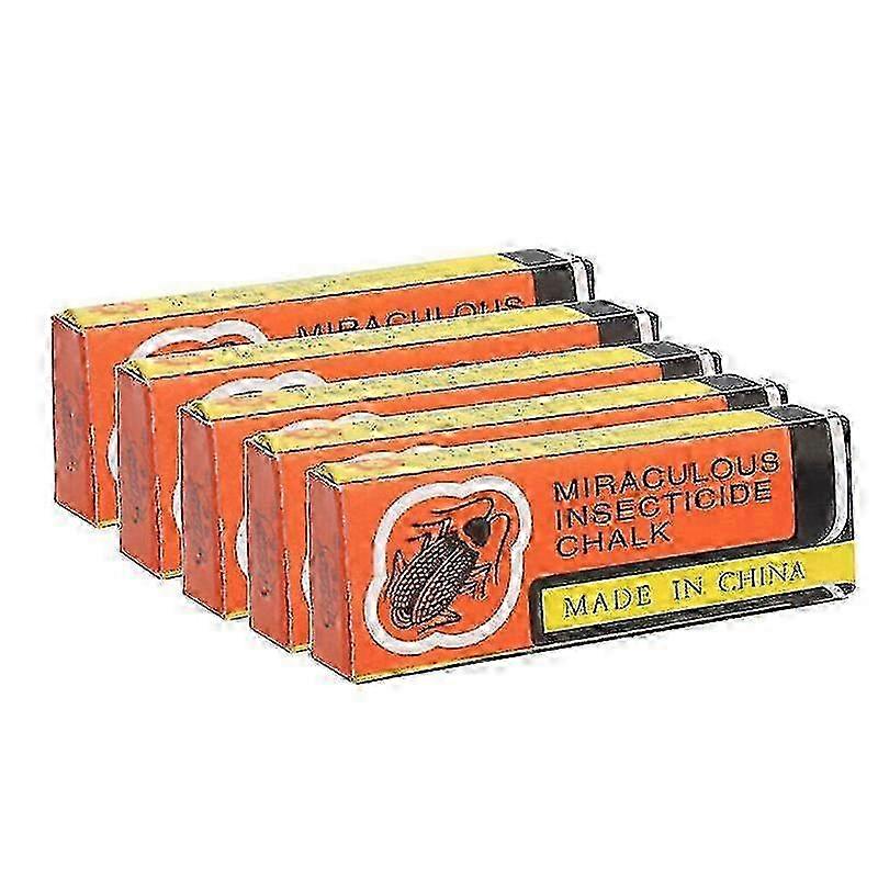 Pack Of 5 Cockroach Repellers Magic Dust Free Chalk For Cockroachs Ants