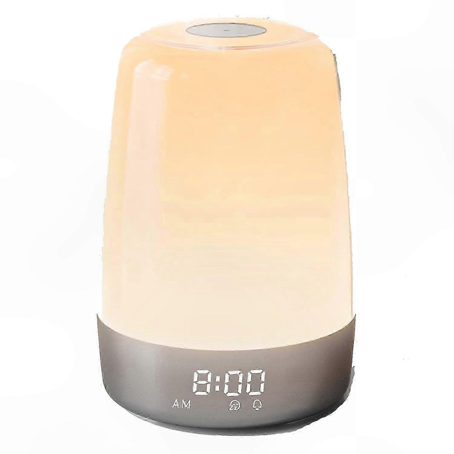 Sunrise Alarm Clock, Wake-Up Light, 3-Level Dimmable Digital Bedside Lamp for Deep Sleepers
