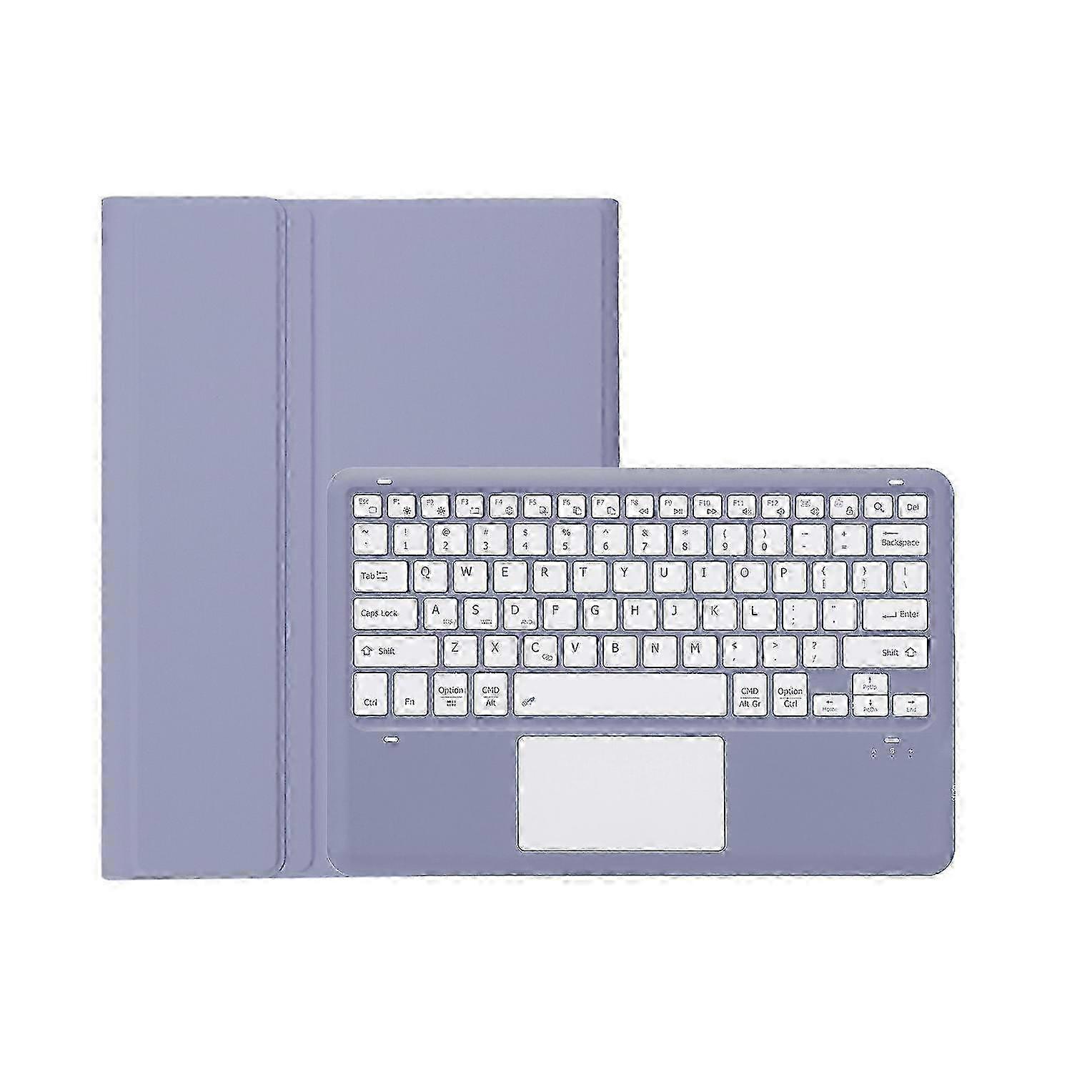 A0N8-A Ultra-thin Detachable Bluetooth Keyboard Leather Tablet Case with Touchpad 2025