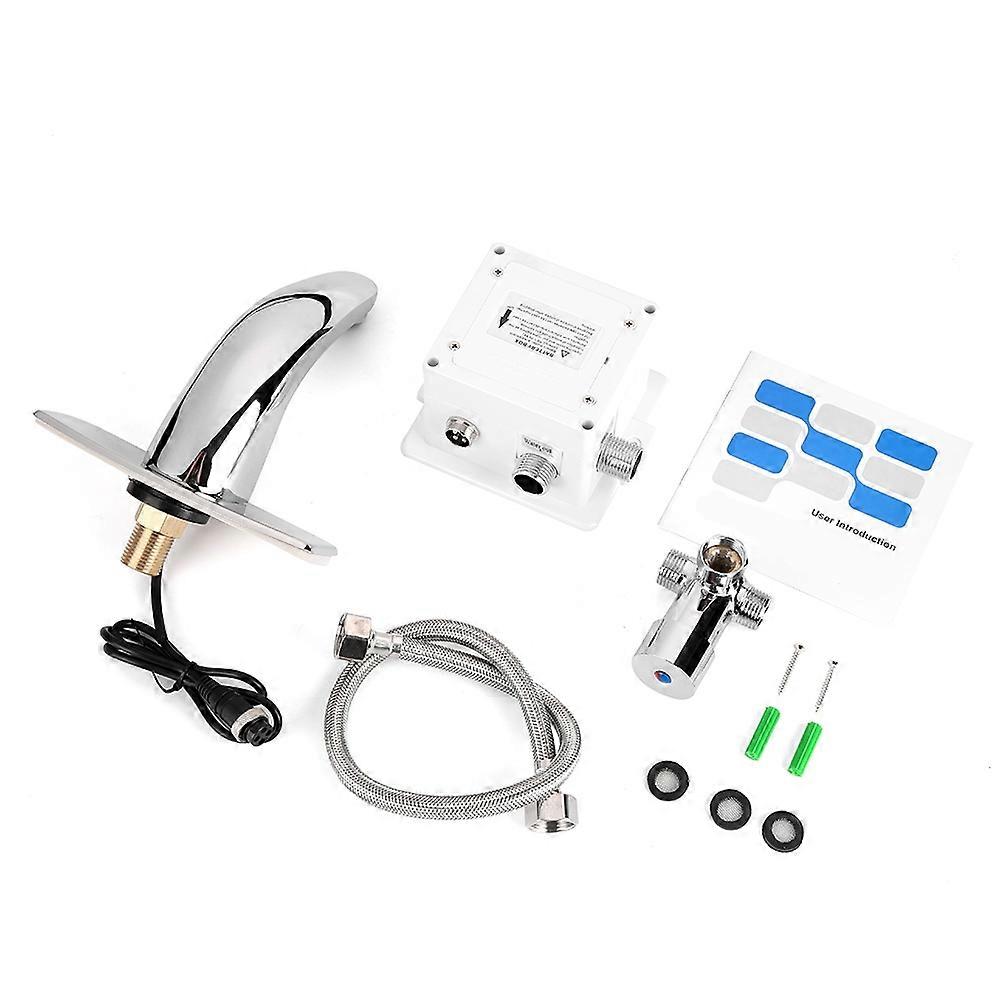 Electronic Automatic Sensor Touchless Sink Hands Free Hot & Cold Faucet Motion Activated