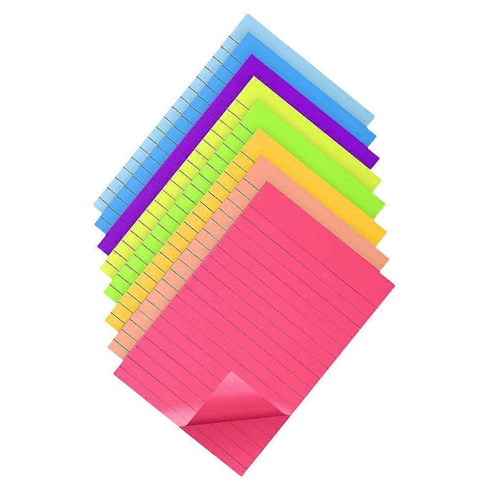 Self-Adhesive Sticky Tabs Memo Pads Colored 8Pcs for Office