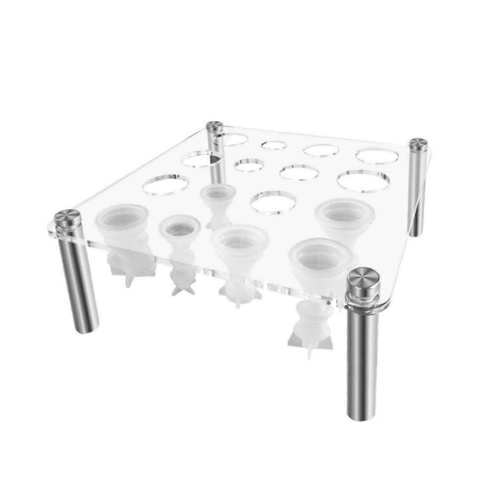 Handcrafted Holder for Chess Molds Chess Enthusiast's Molds Holder Flexible Crafting Support Tool for Game Sets Multicolor