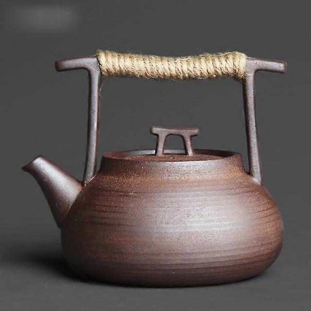 Japanese Style Ceramic Teapot Set Handmade Stoneware Kungfu Tea Ceremony Portable Tea Maker