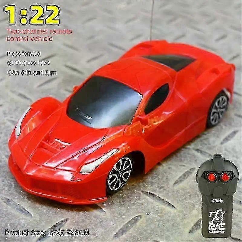 Coke Can Remote Control Car Battery Operated Remote Control Racing Vehicle LED Lights Mini RC Car Wi