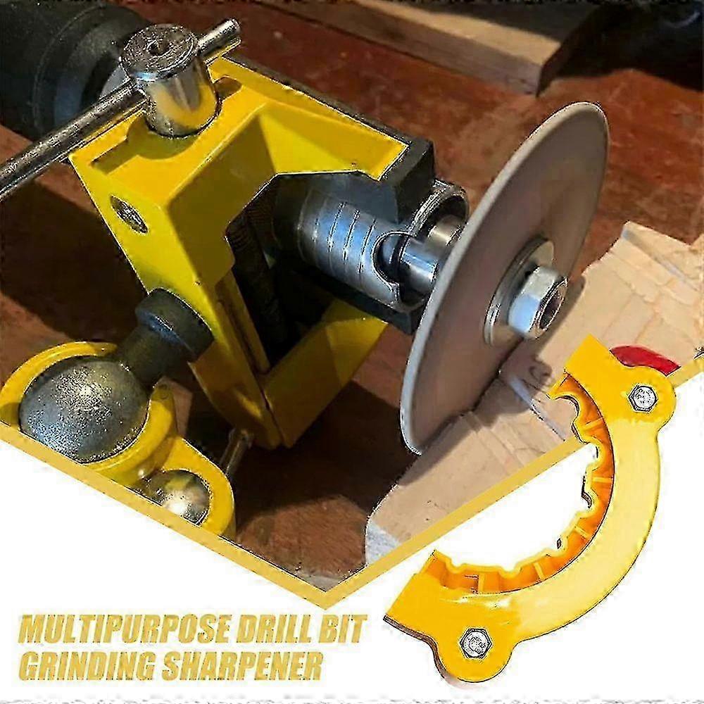 Drill Bit Sharpener, Drill Bit Grinding Attachment,Giant Blade Angle Grinder for Grinding Drill Bit