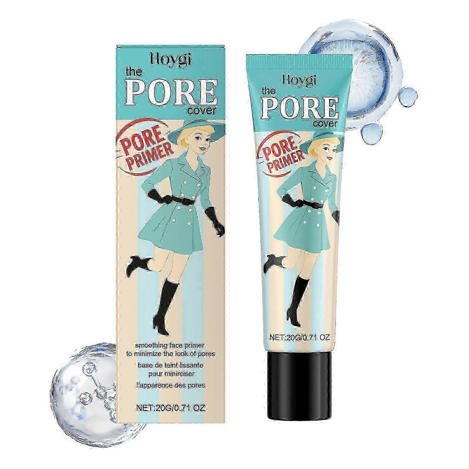 w Face Primer Pore Minimizer, Pore Cover Pore Primer to Minimize Pores, Hydrating Primer Invisible Pore Primer Makeup Base for Smooth Fl