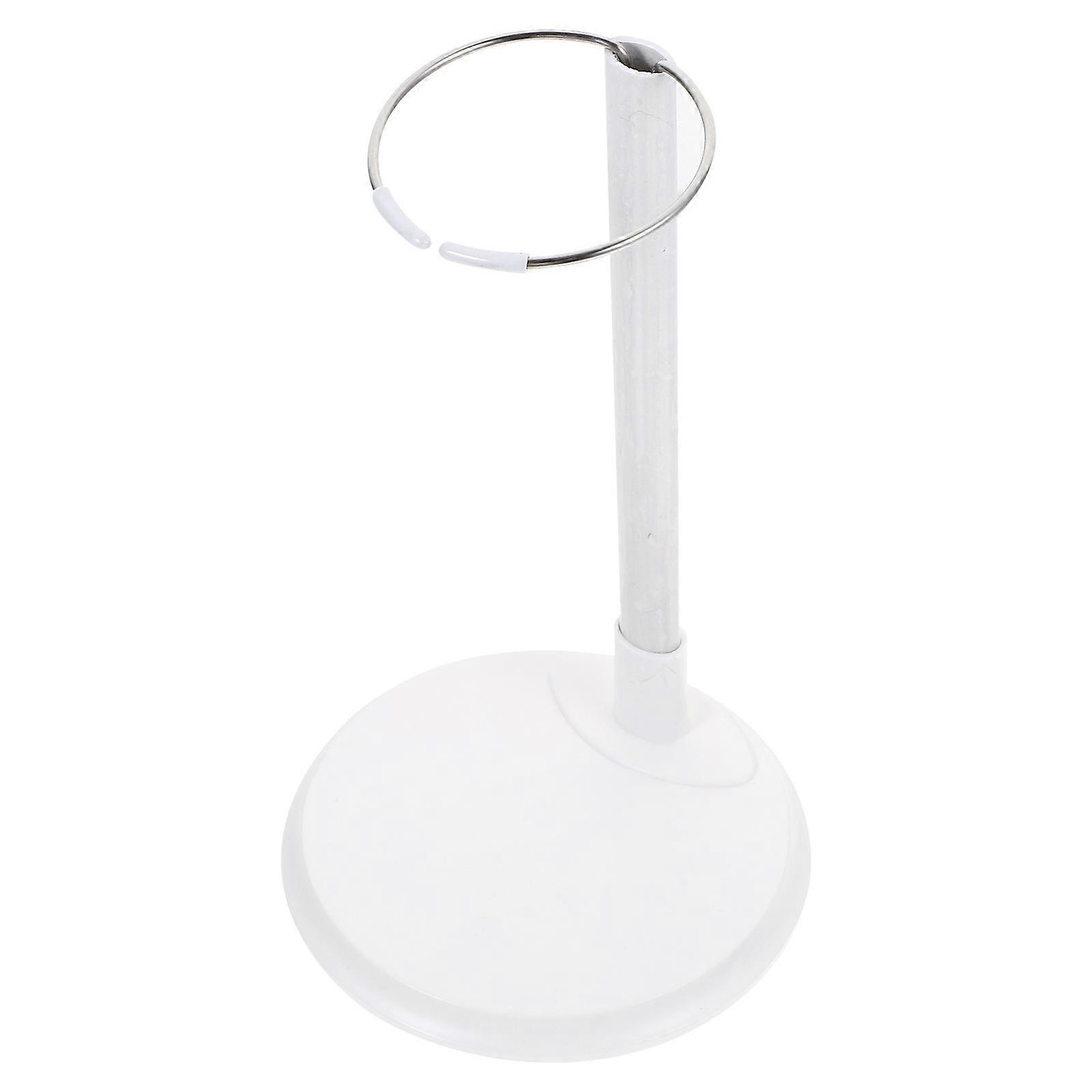 White Plastic Doll Stand Display Holder for Decoration 4Pcs Set