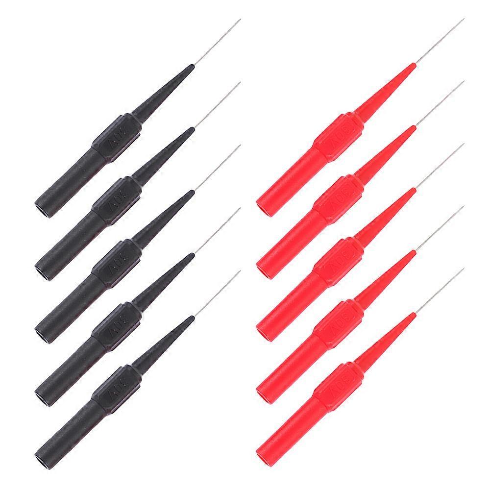 Wire Tester Electrical Testing Tool Stainless Steel Multimeter Pen 10Pcs