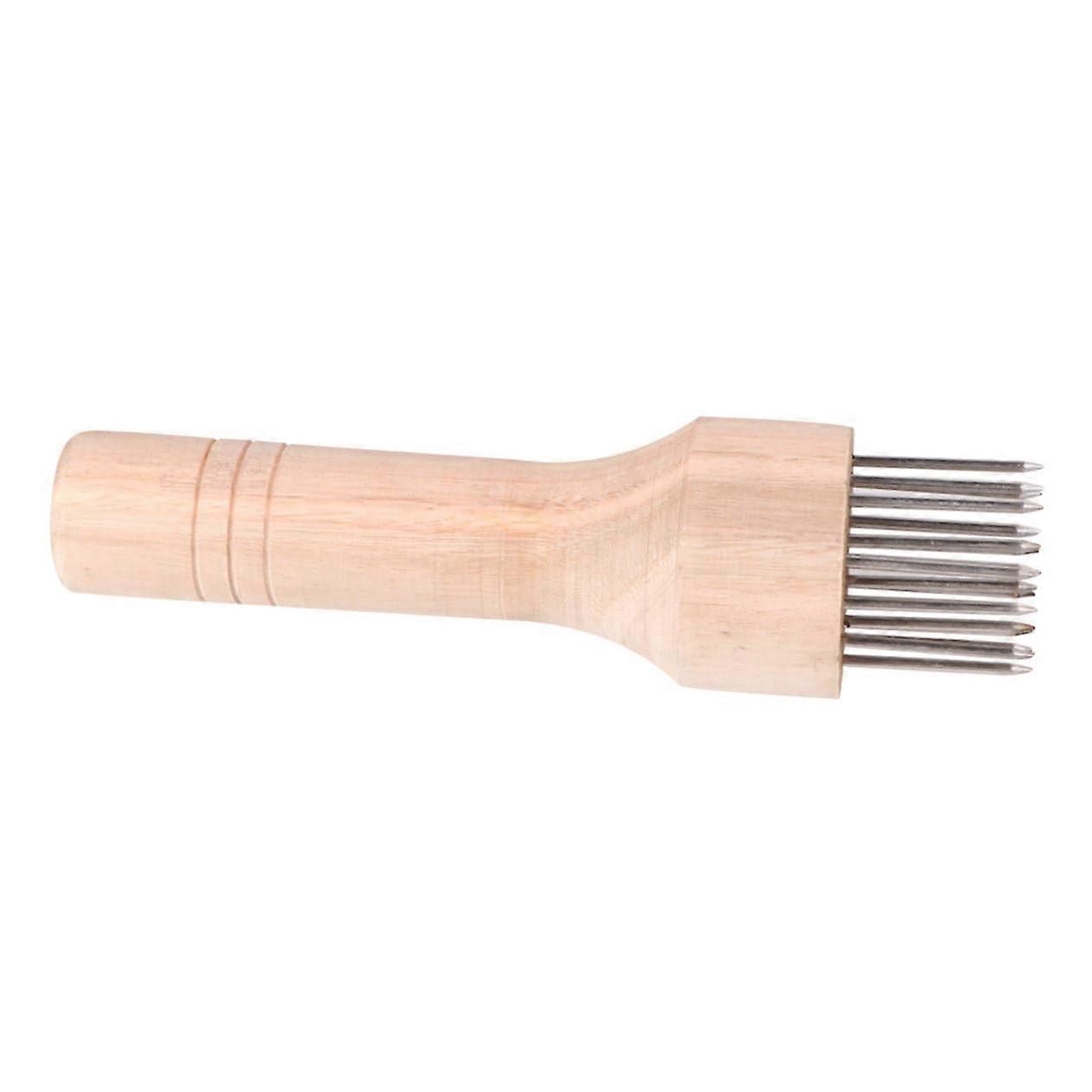 Heavy Duty Meat Tenderizer Mallet with Ergonomic Wooden Handle for Steak, Chicken and Pork
