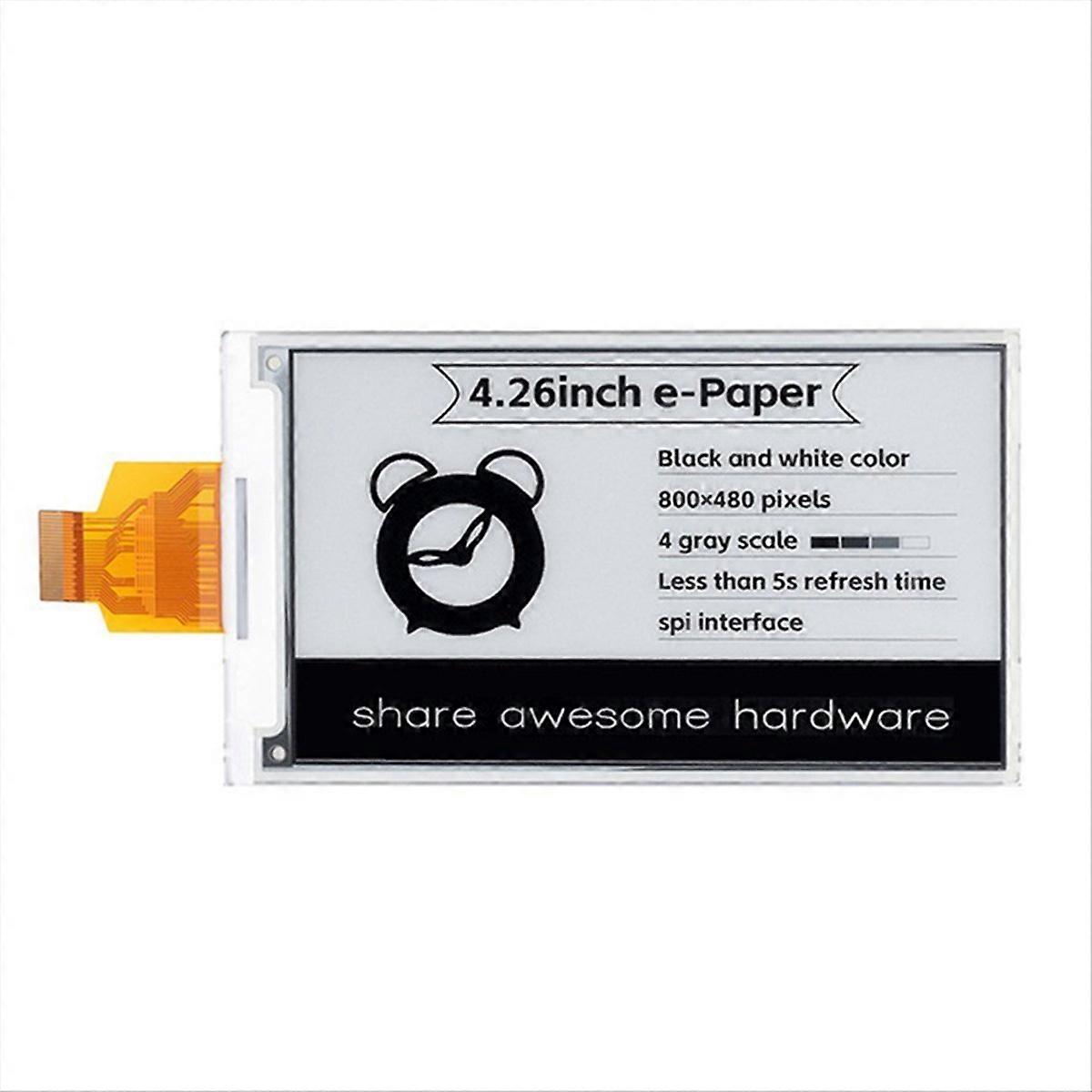 4.26Inch E-Paper Display 800X480P 3.3V for STM32