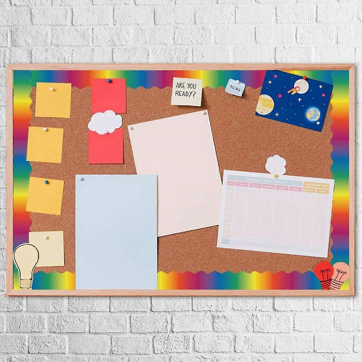 Rainbow Bulletin Board Klistremerker Rett Bulletin Border Trim