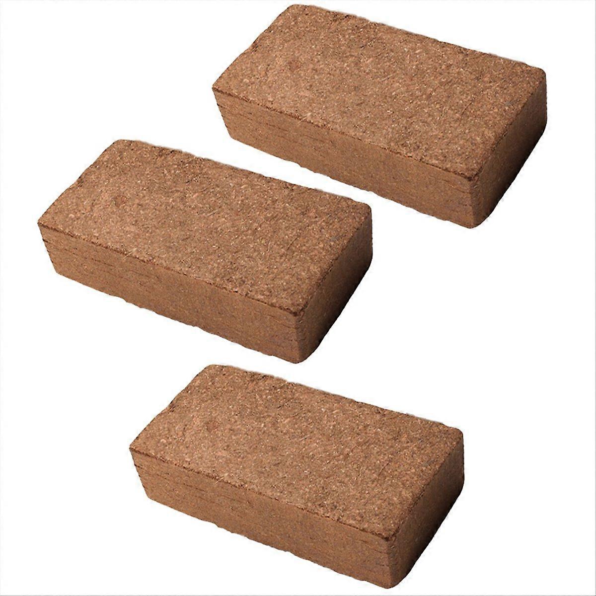 3PCS Organic Coconut Coir for Plants Coir Brick