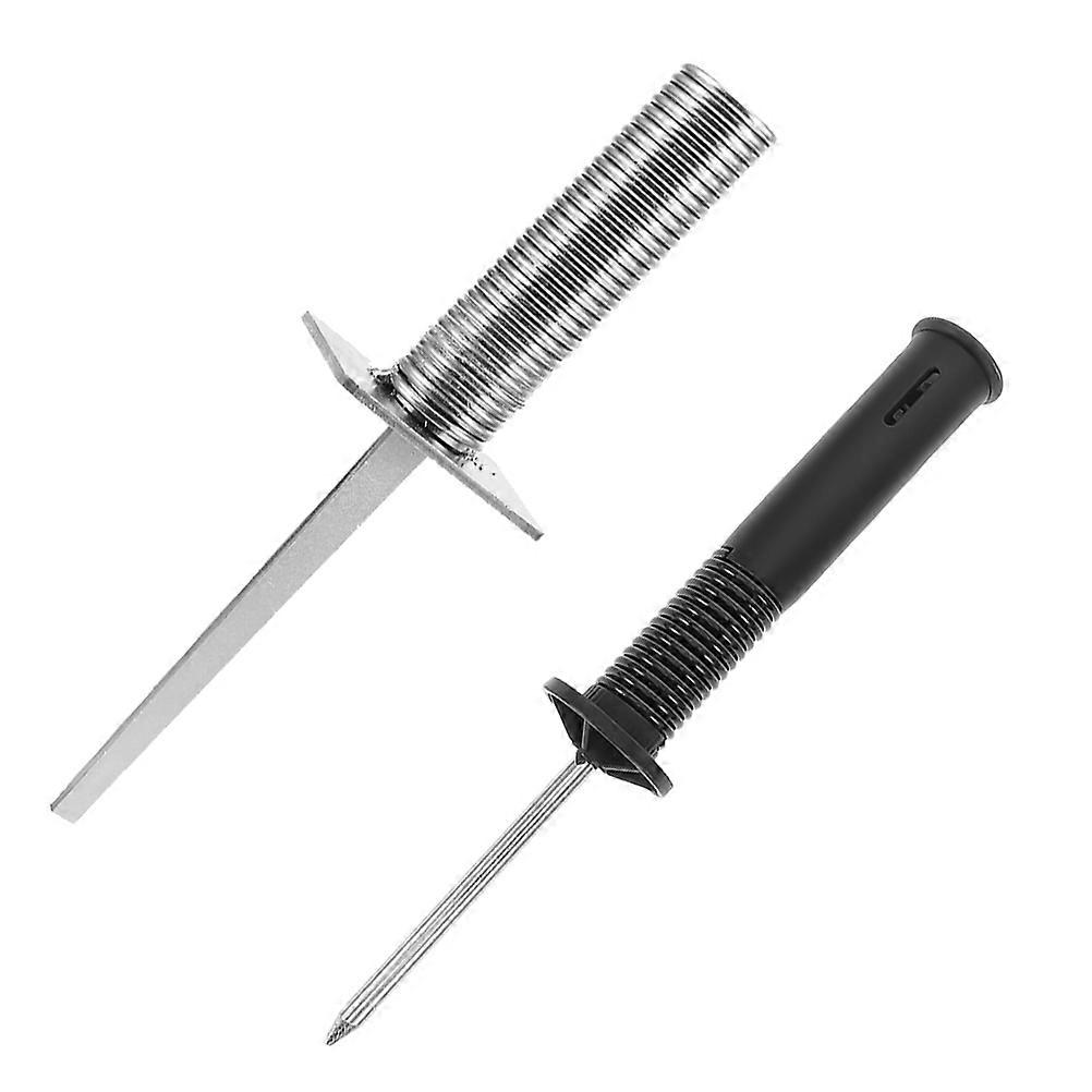 Spring Ground Nail Soccer Training Mount Stability Prevent Toppling Iron 2Pcs