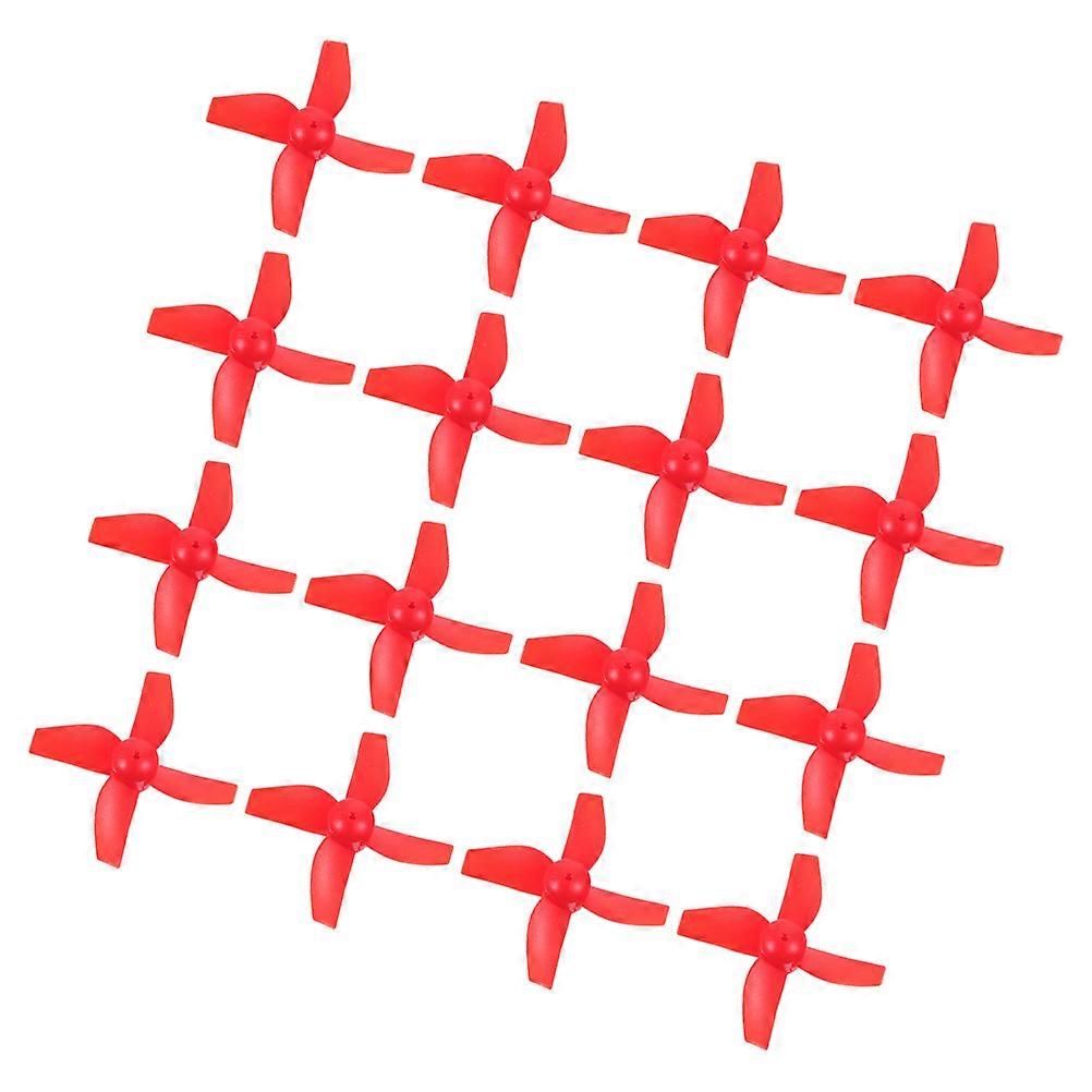 Red Plastic Flying Aircraft Propeller for Rc Plane Motor Replacement 16Pcs