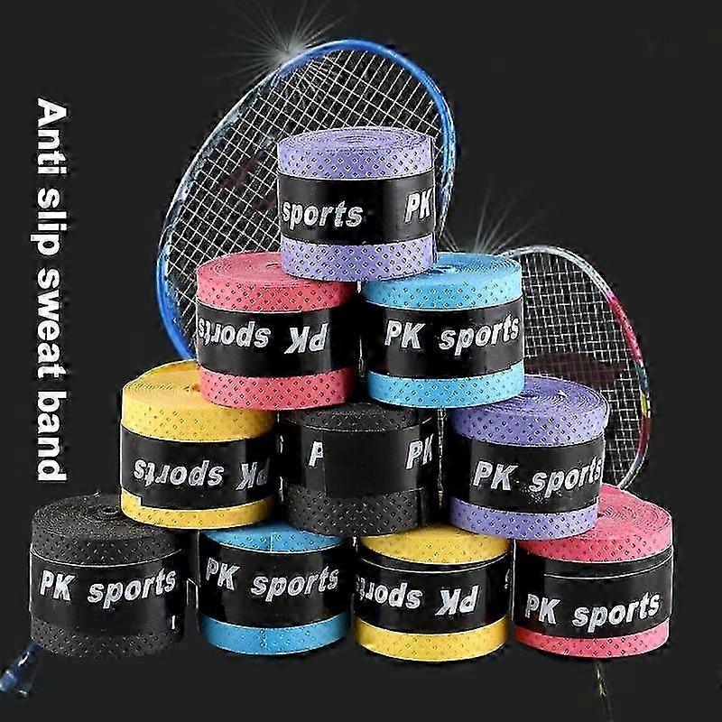 Sweat Absorbent Wristband for Badminton Racket, Non Slip Grip Wrap