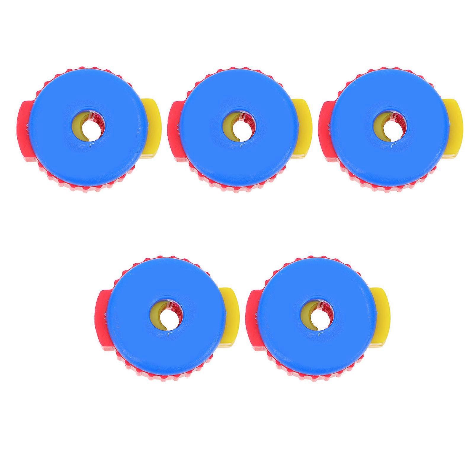 Quick Assembly Cymbal Nuts for Drum Featuring ABS Material 5Pcs Pack