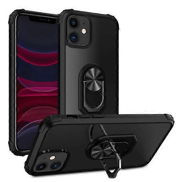 Compatible with iPhone 14 - Silicone Shockproof Case - Black Transparent compatible with Iphone 14