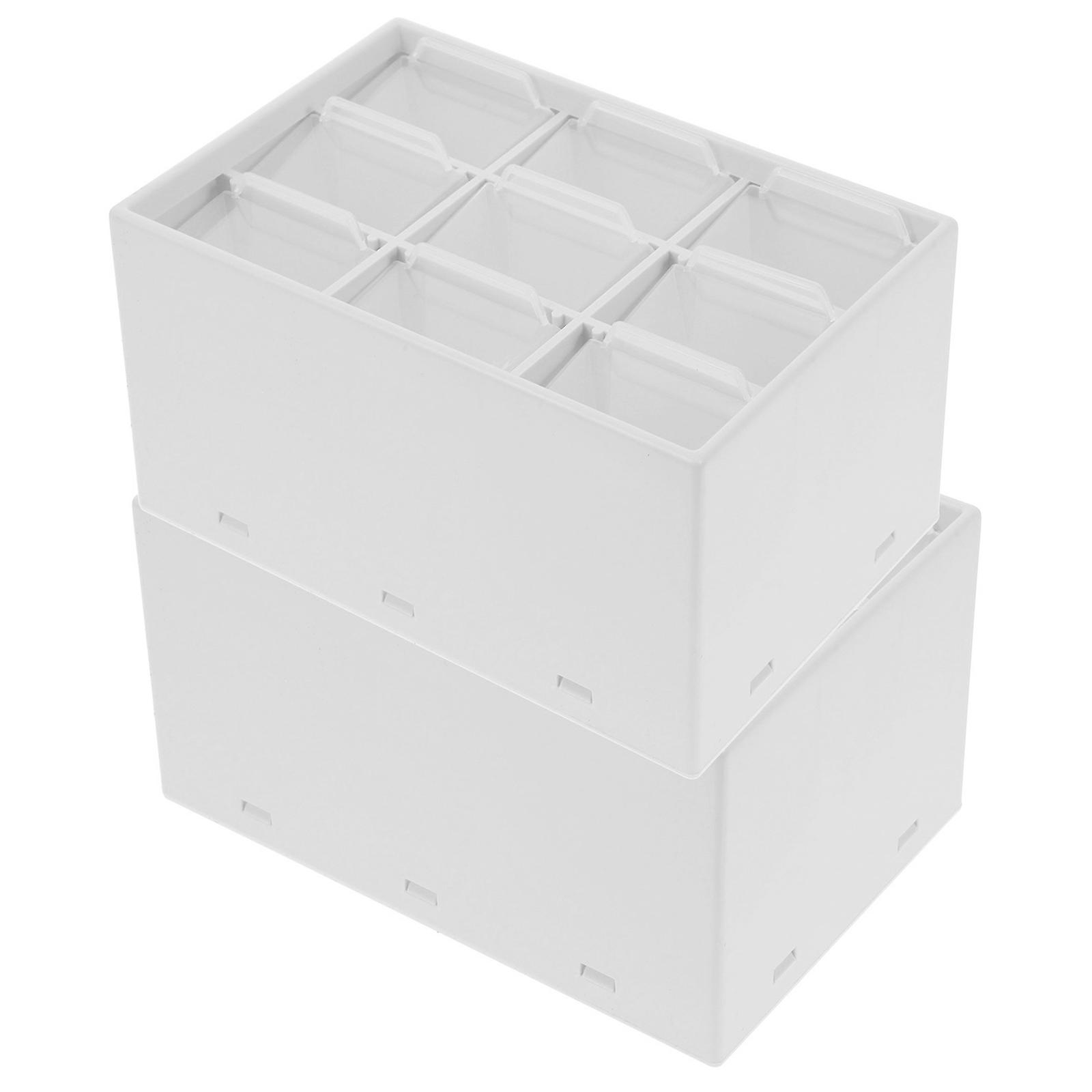 Desk Drawer Organization White Desktop Drawer Organizer 2Pcs