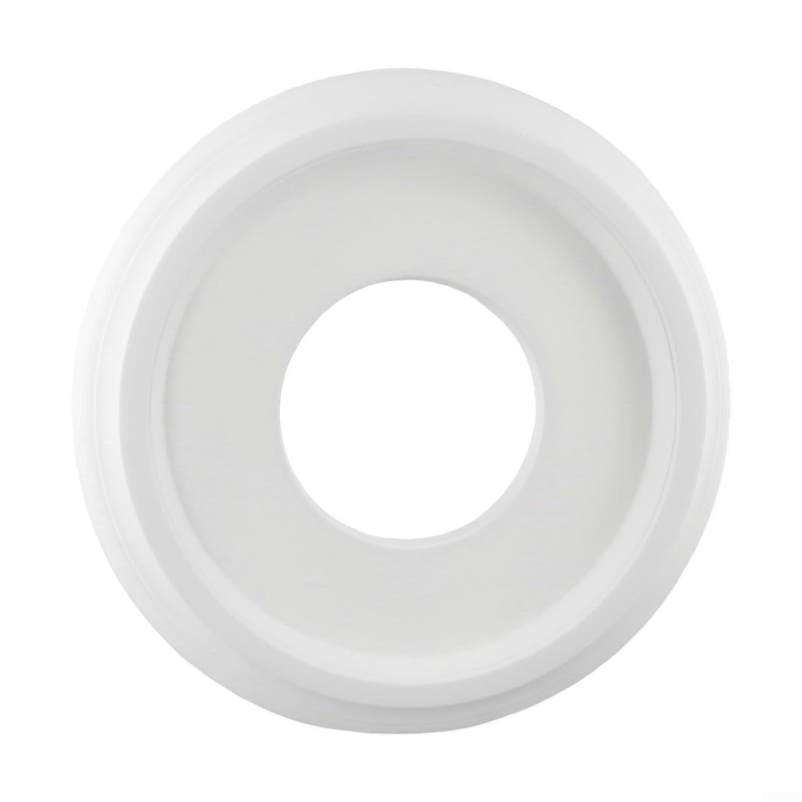 10 Inch Round Ceiling Medallion for Fan and Light Fixtures, Decorative PU Design, Waterproof