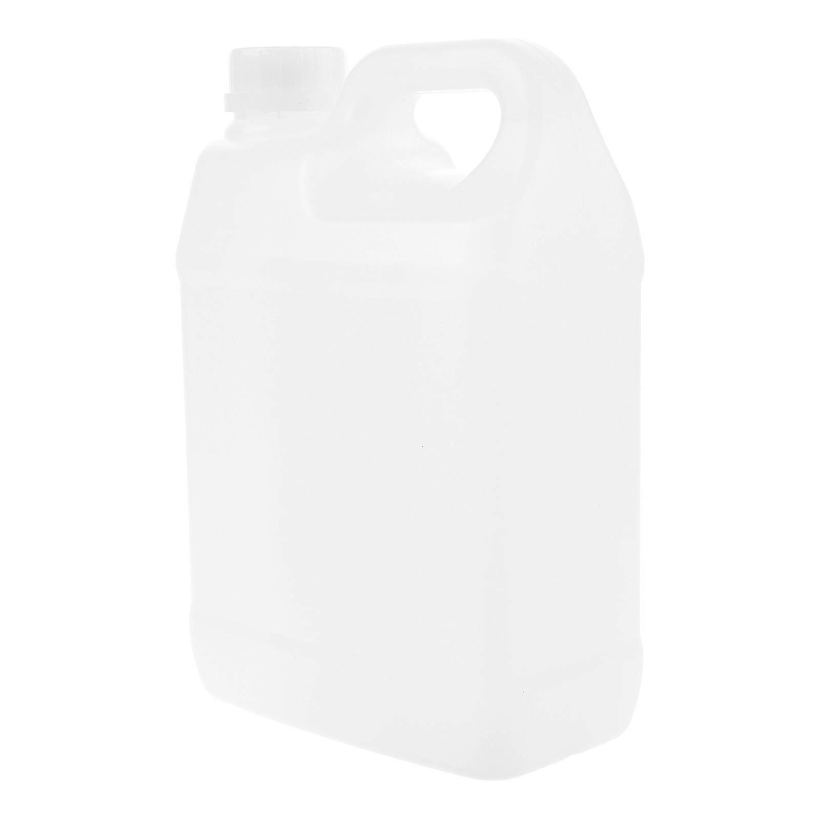 Transparent Reusable Plastic Bottles with Lids for Storage Use Featuring Ergonomic Handle 2L