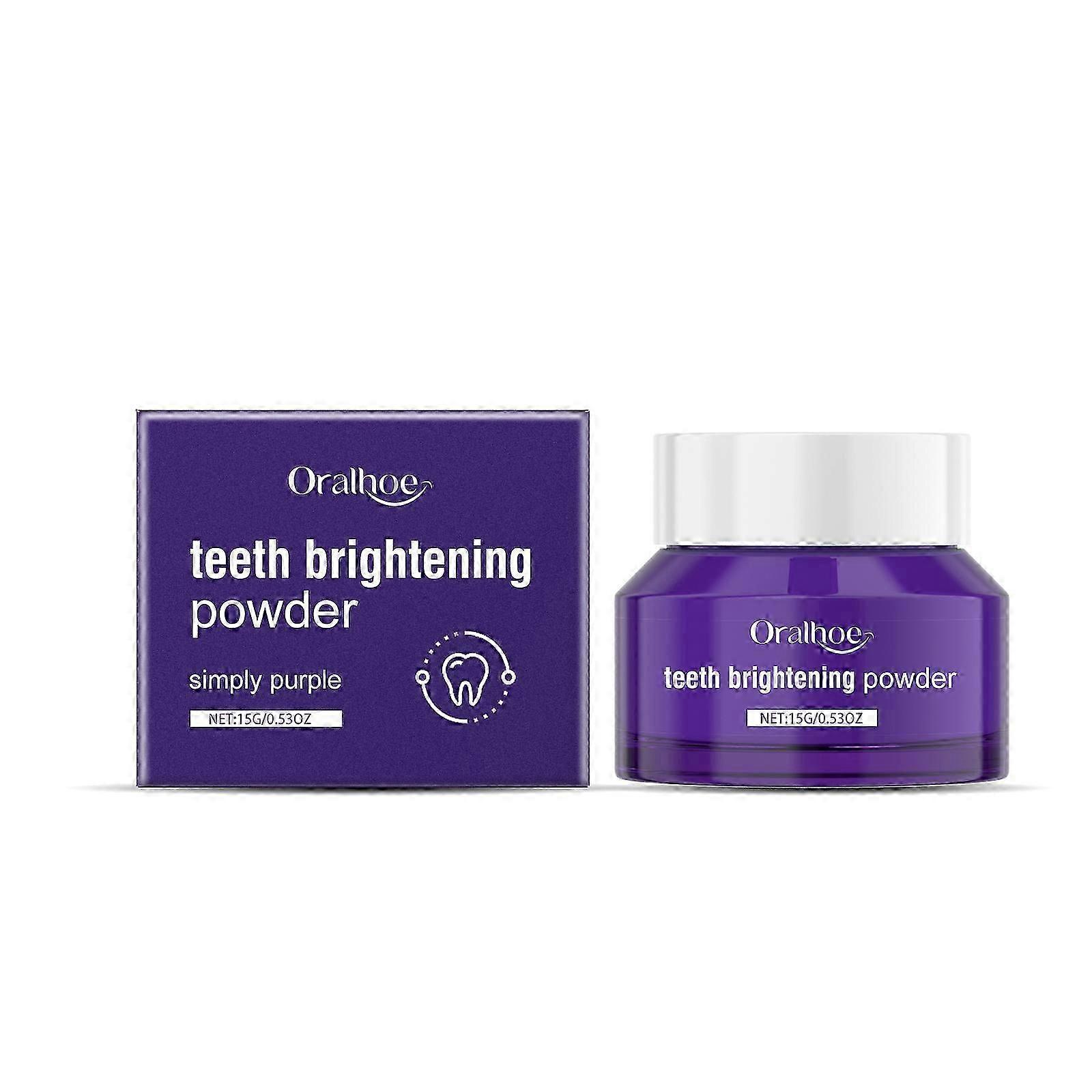 Purple Tooth Powder - Brighten, Freshen & Protect Enamel in 2-3 Minutes
