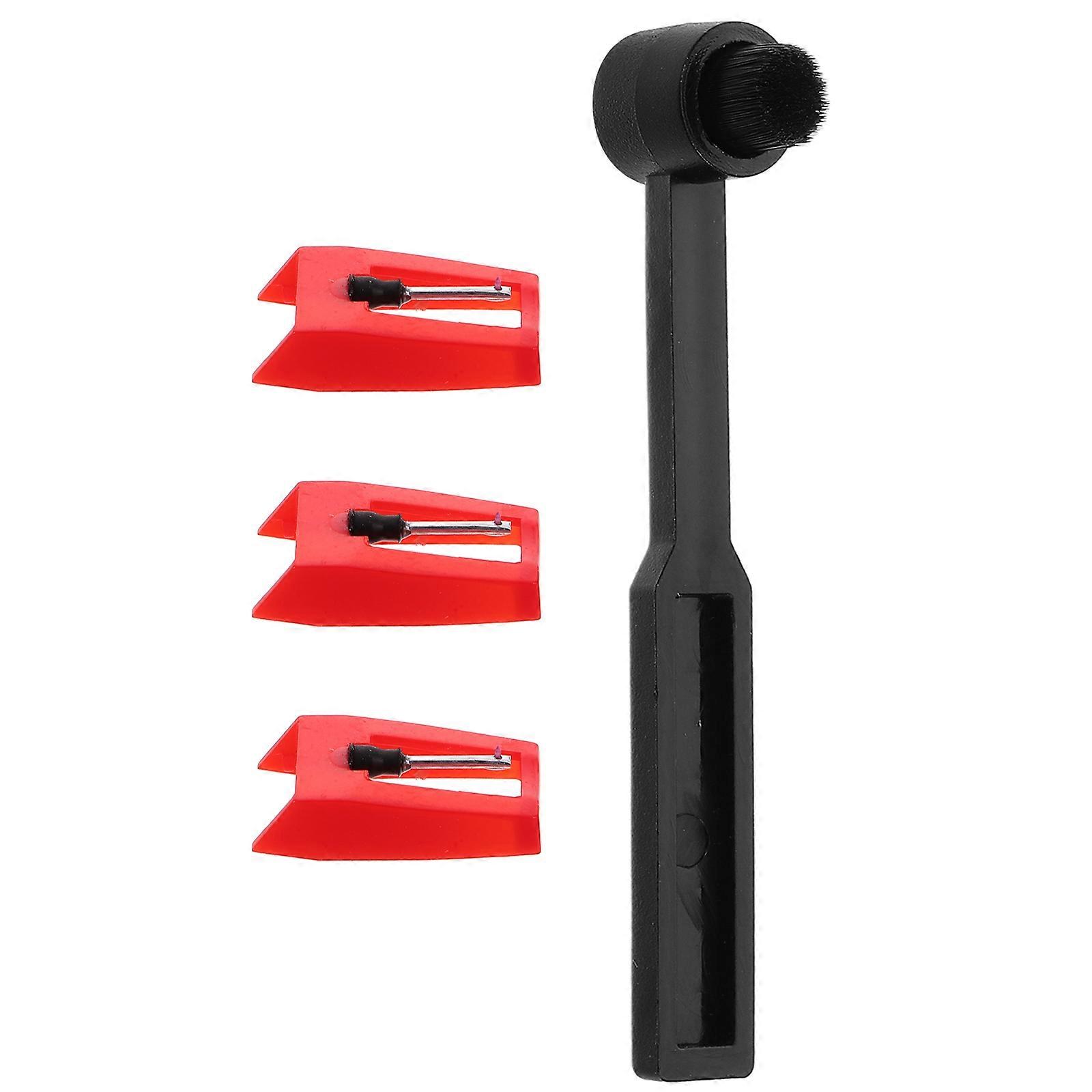 Record Player Stylus Needle Replacement Kit for Cleaning Vinyl 1Set