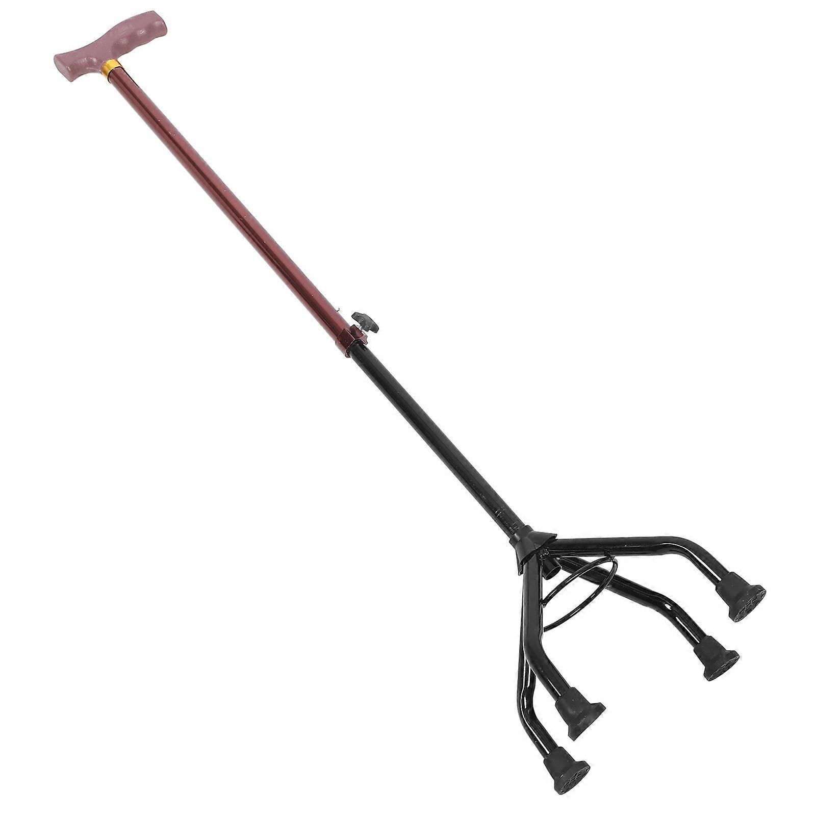 Elderly Walking Stick for Stability with Four Legs