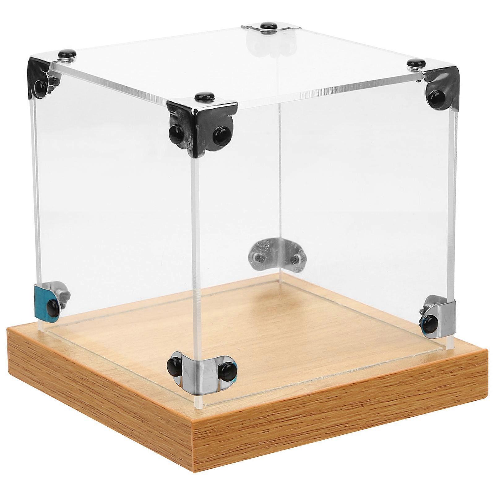 Action Figure Display Case with Transparent Box for Collectibles
