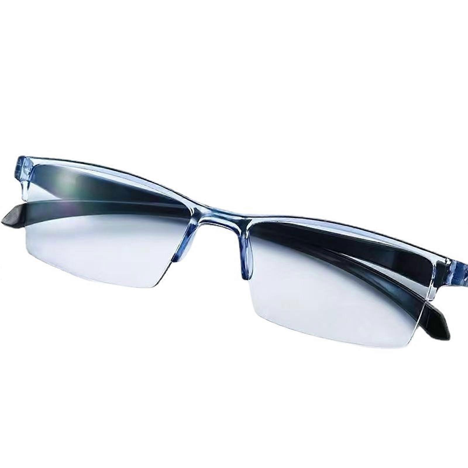 Smart Auto Focus Reading Glasses with Blue Light Blocking Lenses, Unisex Adjustable Zoom