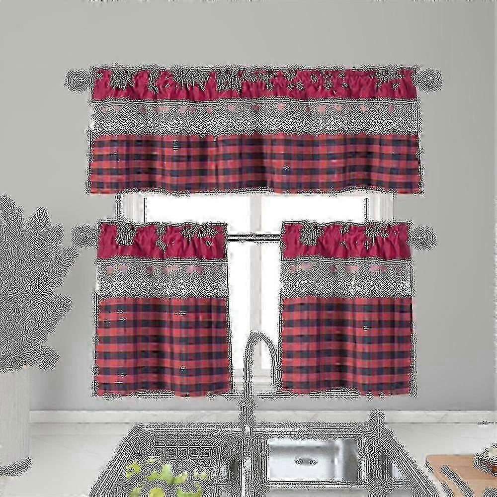 Kitchen Valance Topper Curtains - Elegant Window Drapes for Cafe Decor 2025