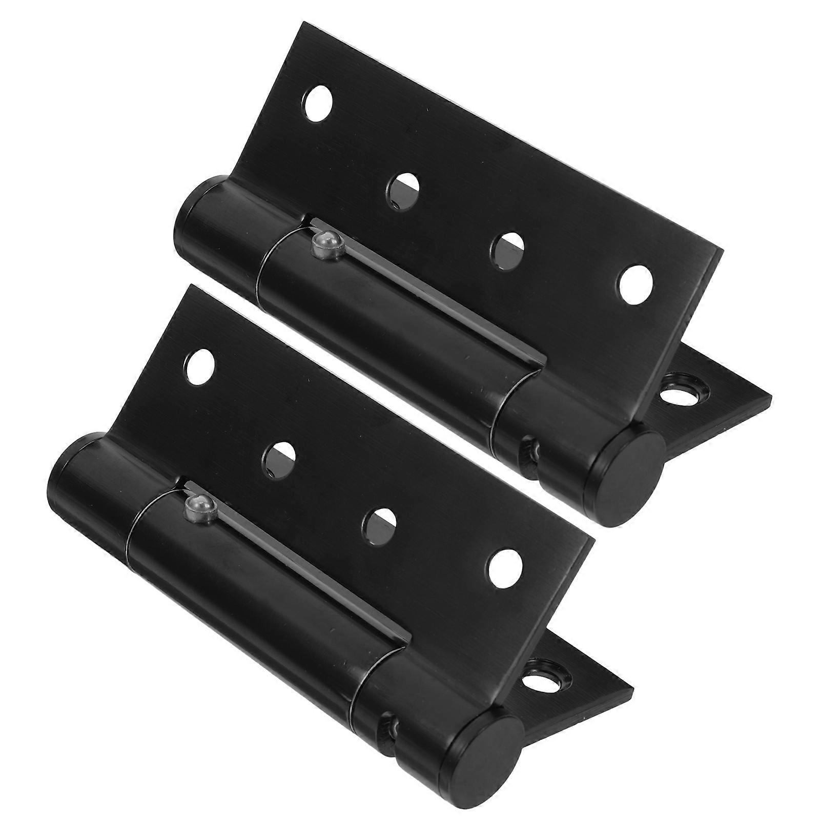 Self Closing Door Hinge 2Pcs with Automatic Door Hinge Aluminum Alloy Material