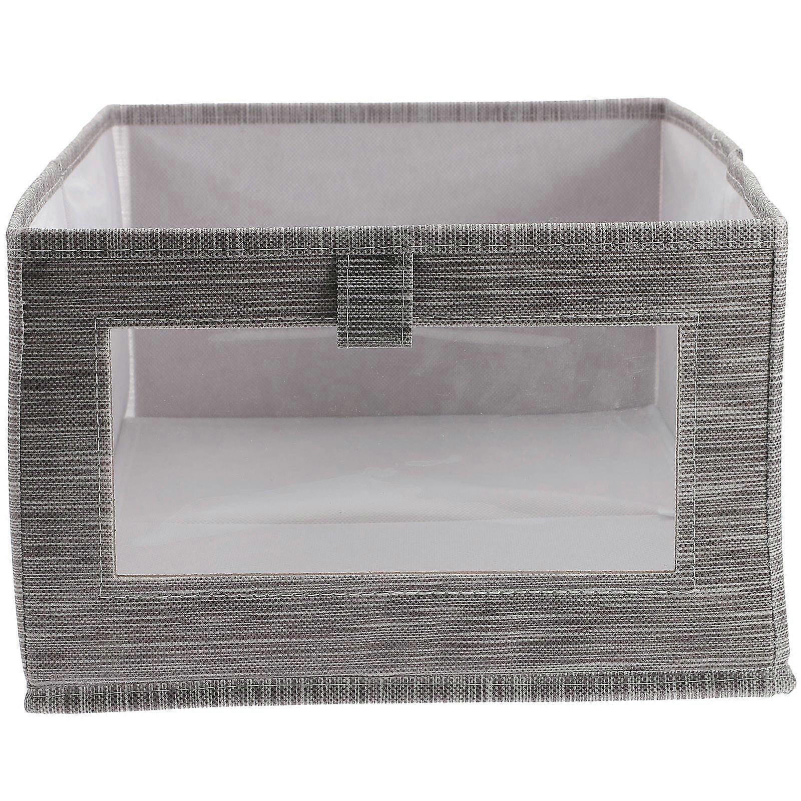 Light Grey Drawer-Type Storage Holder for Household Use Multi-Functional Folding Box