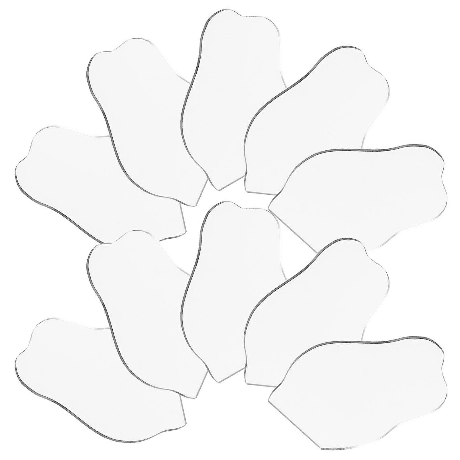 2Pcs Stick-on Makeup Mirror for Phone Cases with Clear Reflection Surface