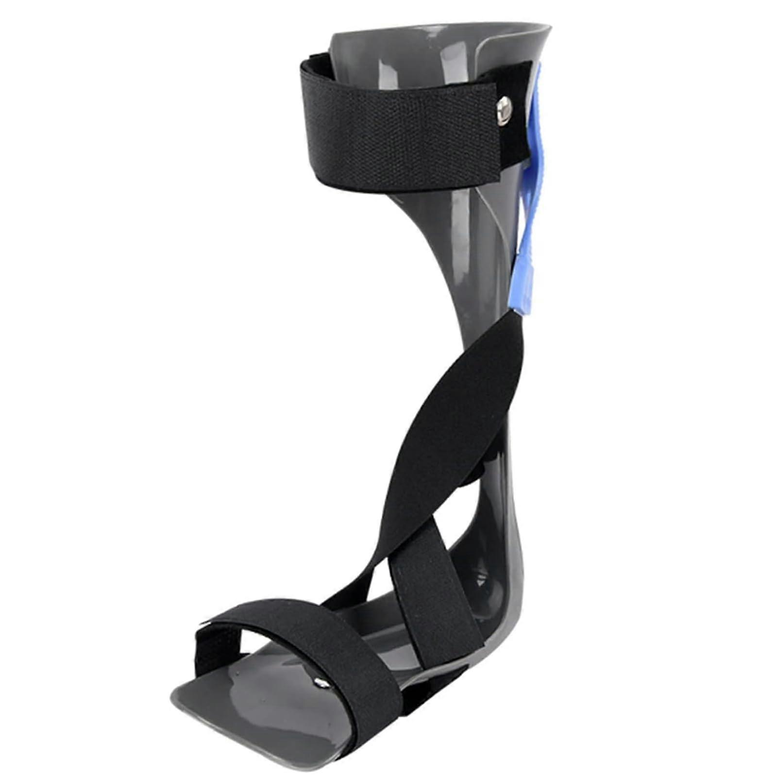 Drop Foot Brace Left, Adjustable Ankle Foot Orthosis with Soft Padding for Walking Support