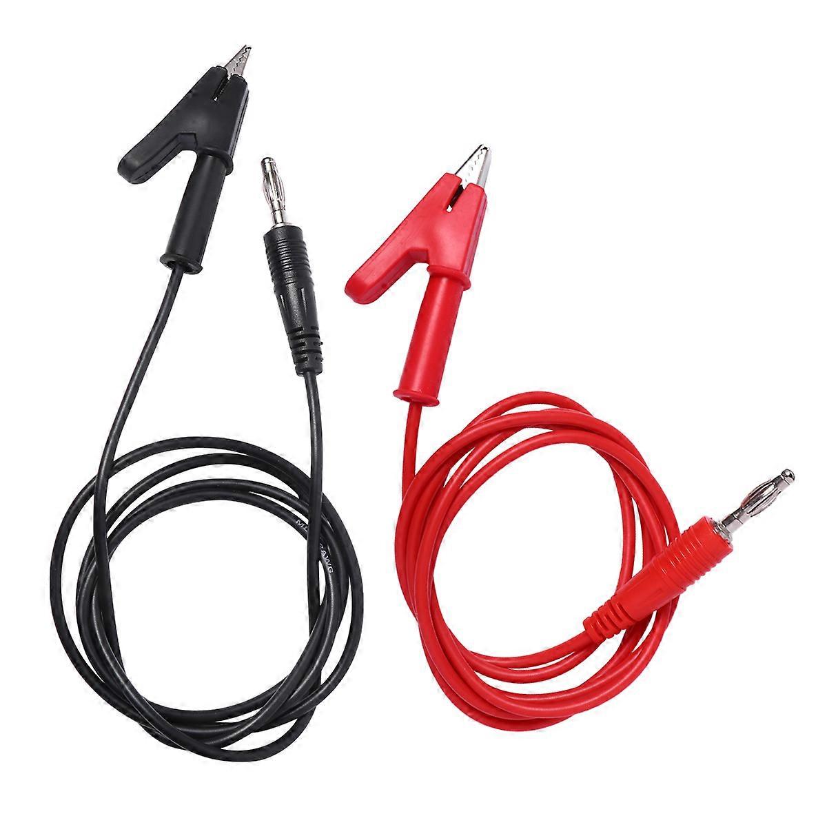 Banana Connect Plug Test Leads for Electrical Devices 2Pack